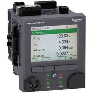 PowerLogic ION7400 Medidor de montaje en panel – pantalla – puerto óptico y 2 pulsos